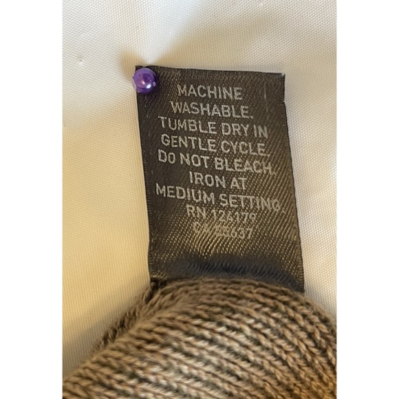 Johnston &Murphy V-Neck Contrast Stitch Casual Minimalist Wool Blend Size L Y2K - Picture 8 of 8